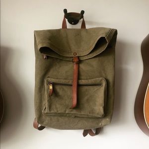 madewell Canvas backpack/satchel